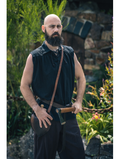 Trollfelsen Gewandung Hemd Yeoman schwarz